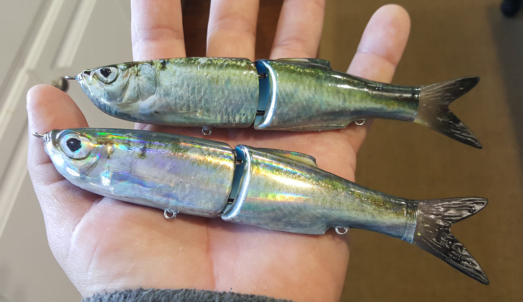 Foil Blueback Herring Lure Skins