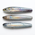 Foil sardine JigSkinz-wrapped stickbait